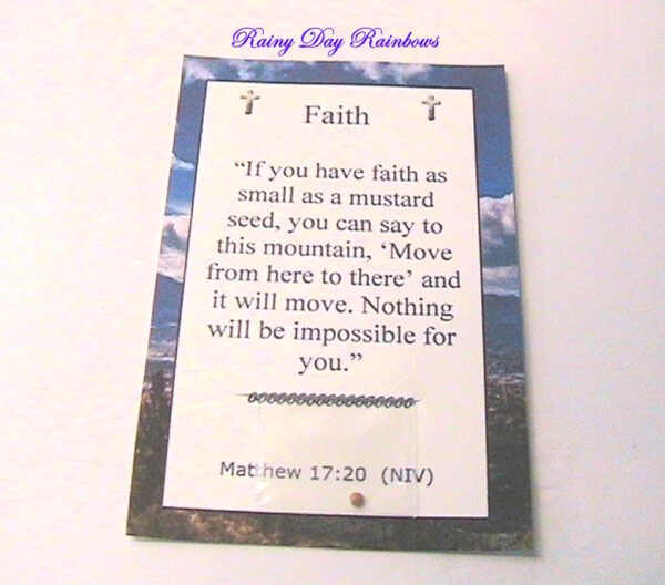 mountain moving faith card