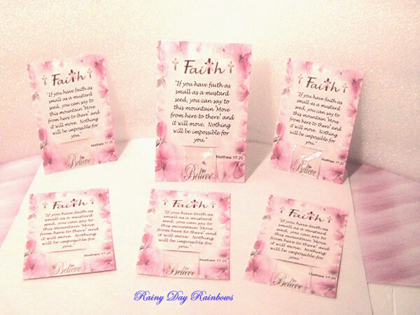 mustard seed faith cancer awareness cards