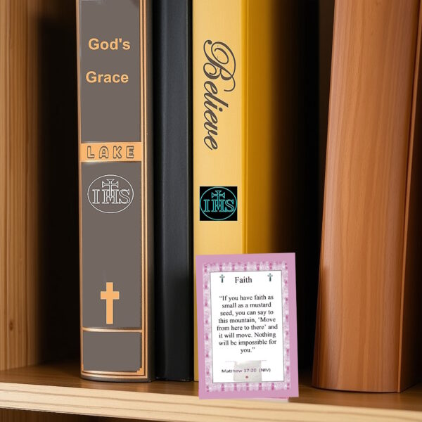 100 Faith As Small As A Mustard Seed Cards for Spring, Mountain Moving Faith, Handmade, Mustard Seed Parable Matthew 17:20, Expect Miracles - Image 3