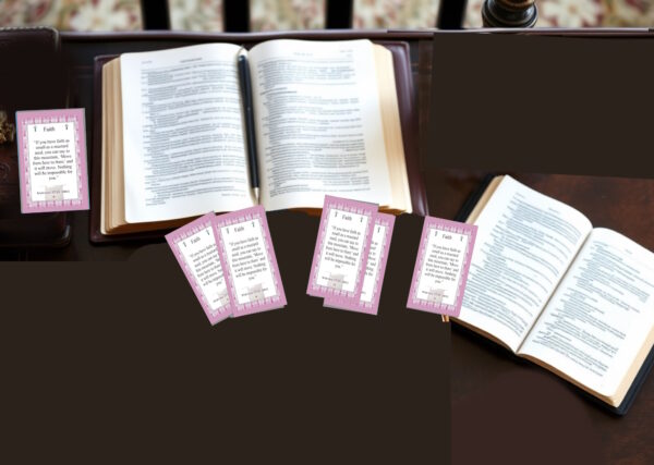 100 Faith As Small As A Mustard Seed Cards for Spring, Mountain Moving Faith, Handmade, Mustard Seed Parable Matthew 17:20, Expect Miracles - Image 4